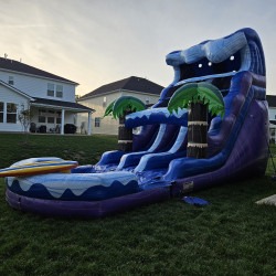 Dual Lane 18' Surfs Up Waterslide
