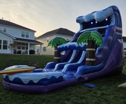 18ft Dual Lane Surfs Up Waterslide